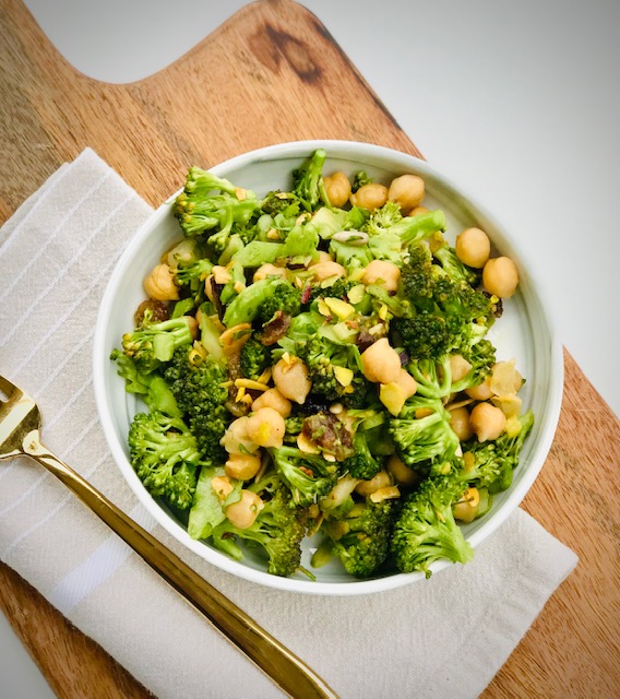 Broccoli And Chickpea Salad | A Treat Life