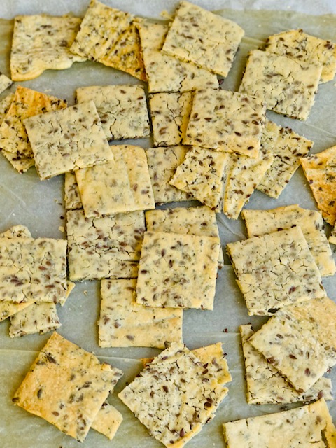 Delicious Sourdough Discard Crackers | a treat life